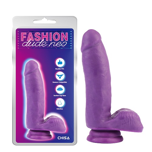 6,7'' Dual Density Penisdildo Lila