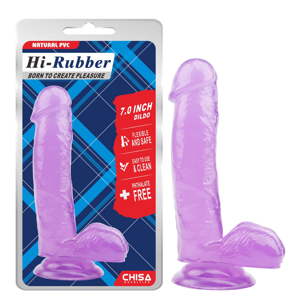 7,0 Zoll Dildo-Lila