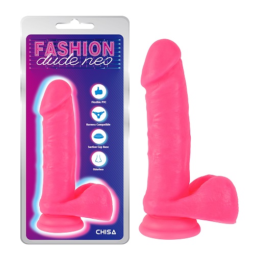 7,6'' Dual-Density-Hahndildo, Rosa