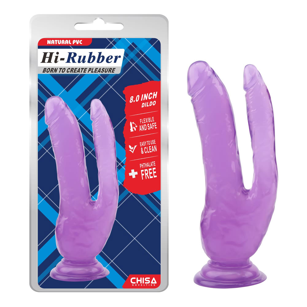8,0-Zoll-Dildo - Lila