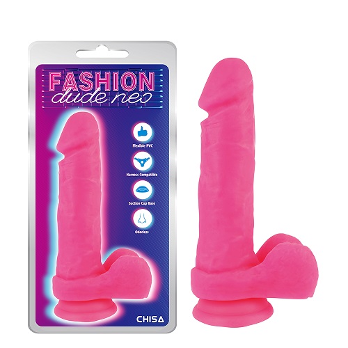 8,2'' Dual-Density-Hahndildo, Pink