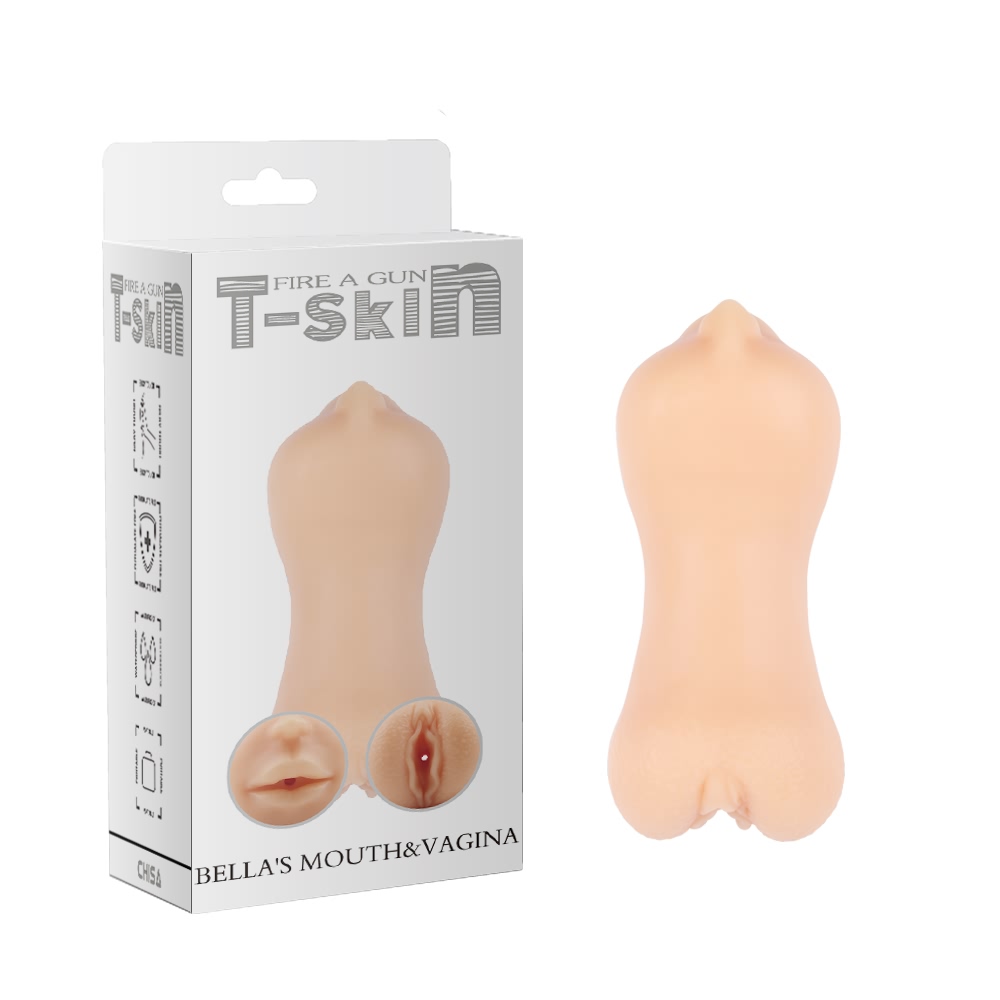 Bellas Mund und Vagina