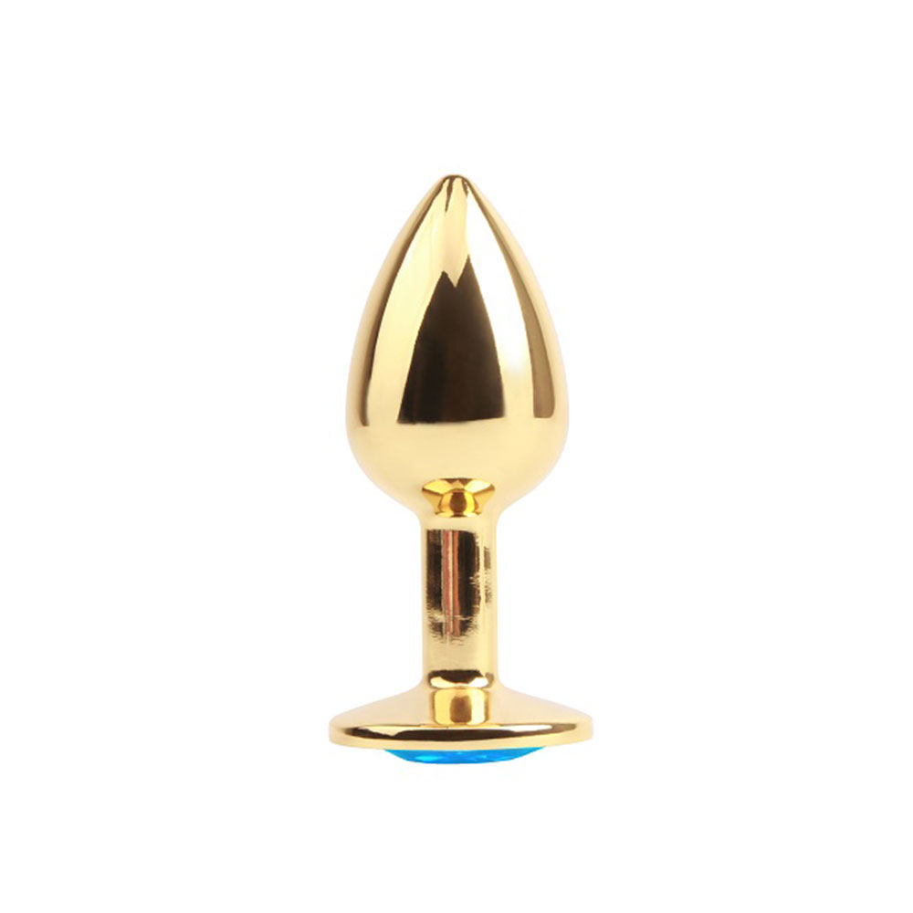 Blauer Edelstein Analplug