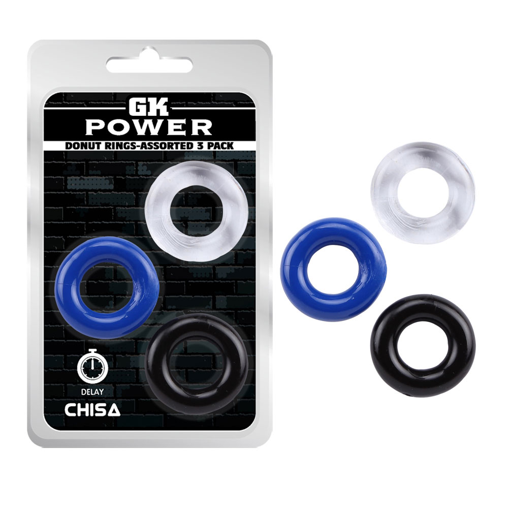 Donut Ringe - sortiert 3er Pack