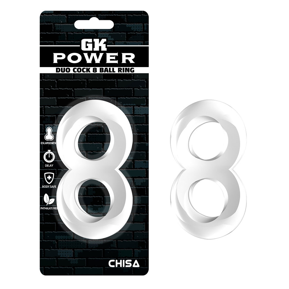 Duo Cock 8 Ball Ring-Klar