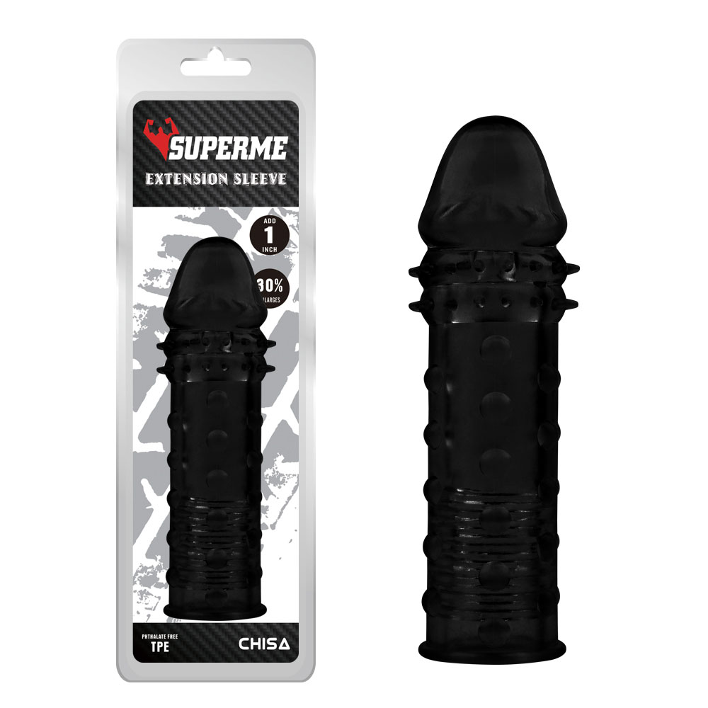 Extra Texture Sleeve-Schwarz