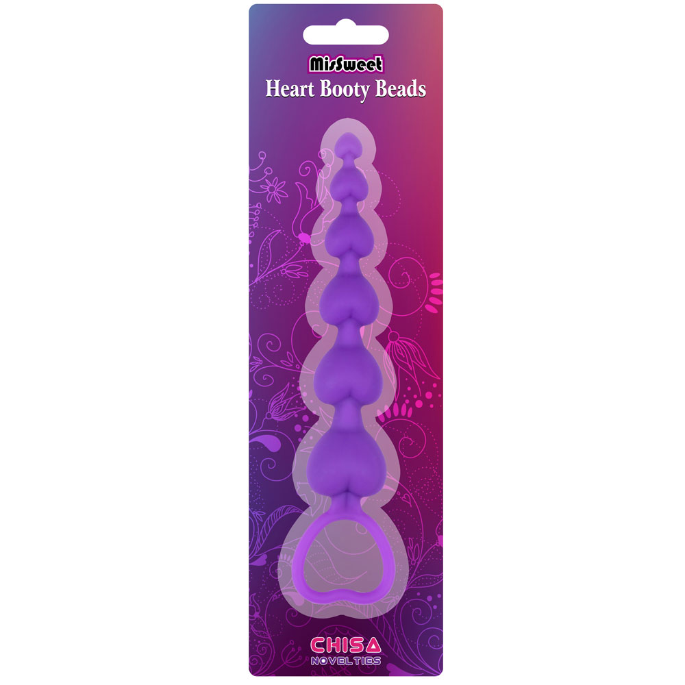 Herz Booty Beads-Lila