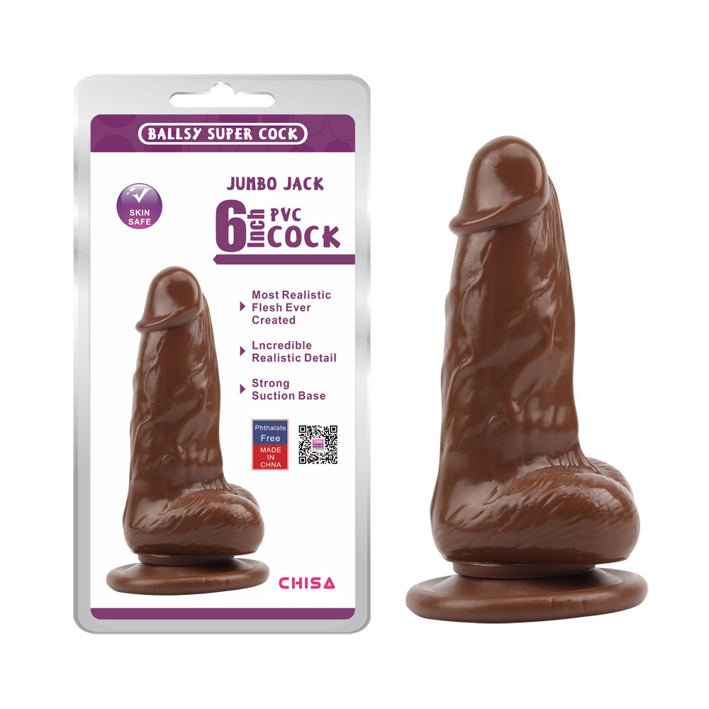 JUMBO JACK 6 Dildo - Braun